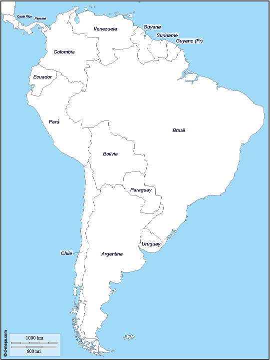 América Del Sur / Juegos De Geografia Juego De Paises De America Del